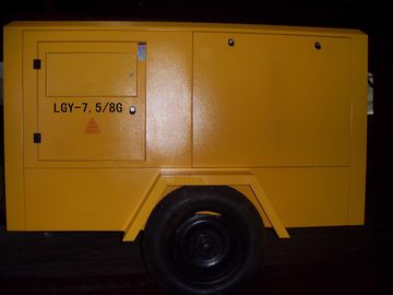 LGCY-6/7 খনির জন্য ডিজেল চালিত চলনযোগ্য পোর্টেবল স্ক্রু এয়ার সংকোচকারী