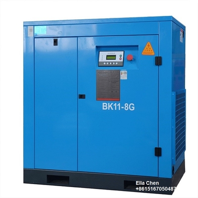 11KW 8bar Kaishan BK11-8G সরাসরি চালিত বৈদ্যুতিক স্টেশনারি স্ক্রু বায়ু গ্যাস সংকোচকারী